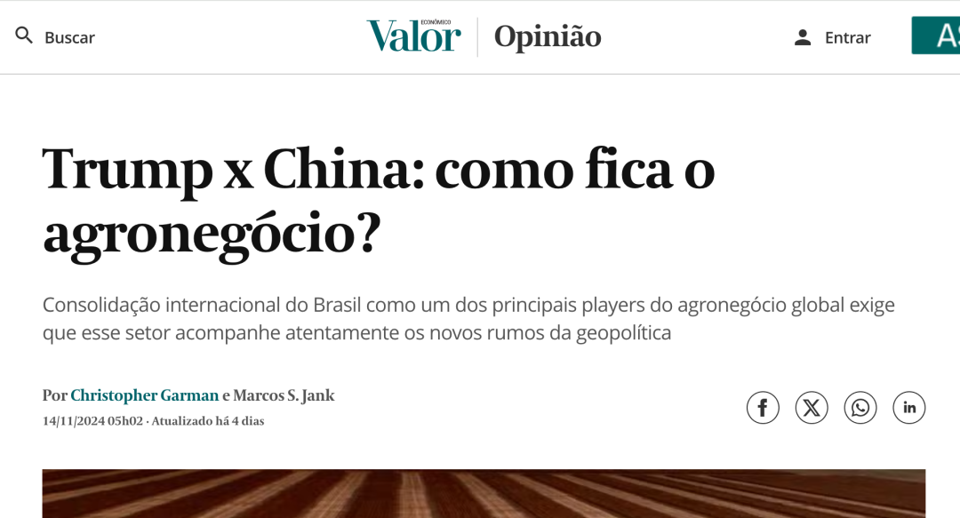 Trump x China: como fica o agronegócio?